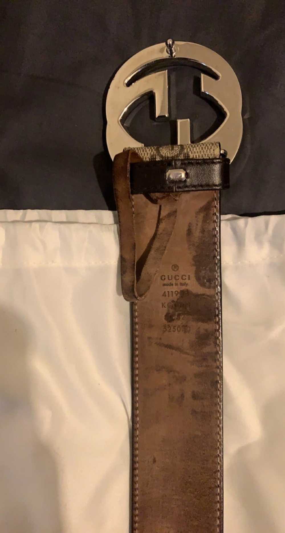 Gucci Gucci GG Supreme Belt with G Buckle - image 3