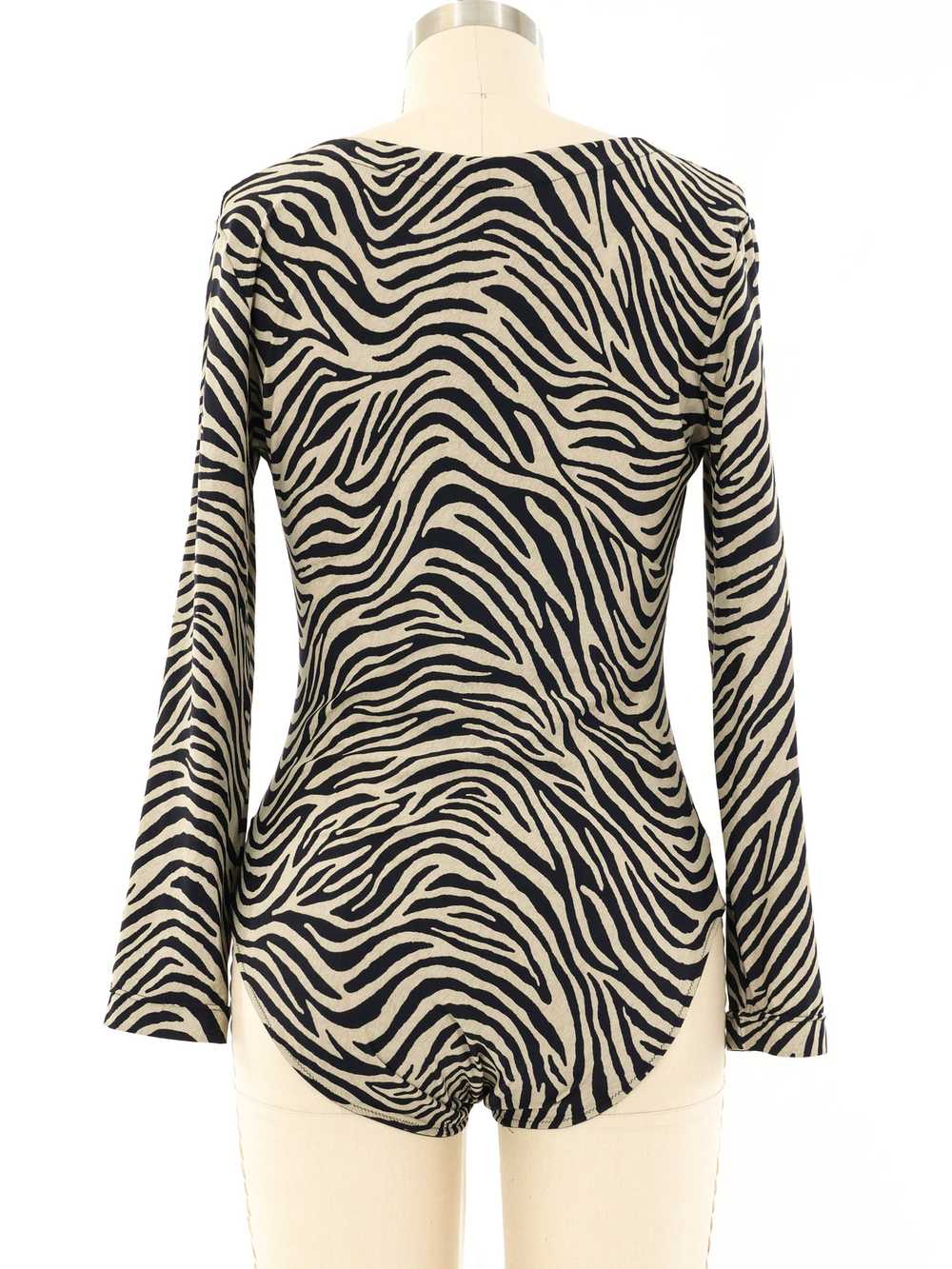 Christian Dior Zebra Print Bodysuit - image 4
