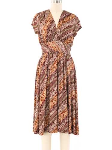 Paraphernalia Printed Jersey Wrap Dress