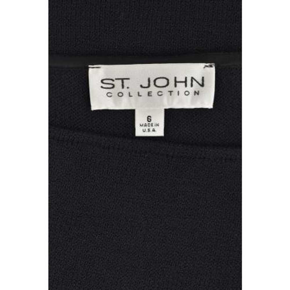 St. John Collection Black Vented Skirt - image 6