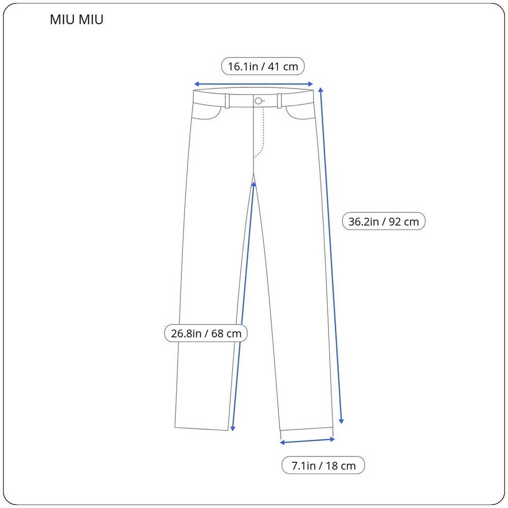 Miu Miu ⚡️QUICK SALE⚡️2011 Miu Miu Black Pants Tr… - image 6