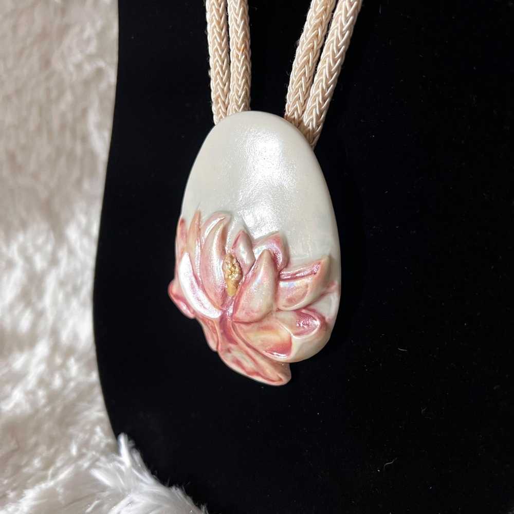 Handmade HAND MADE PORCELAIN BY CAROL HALMY FLOWE… - image 2