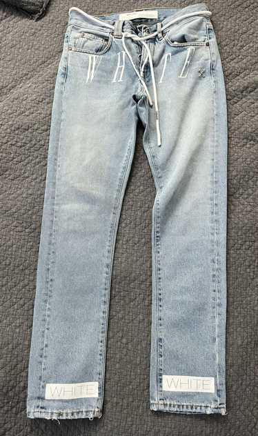 Off-White Off White Logo Jeans