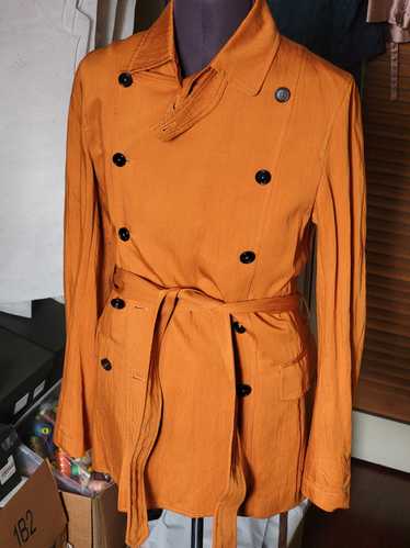 Ann Demeulemeester SS 2013 Ann D Orange Trenchcoat