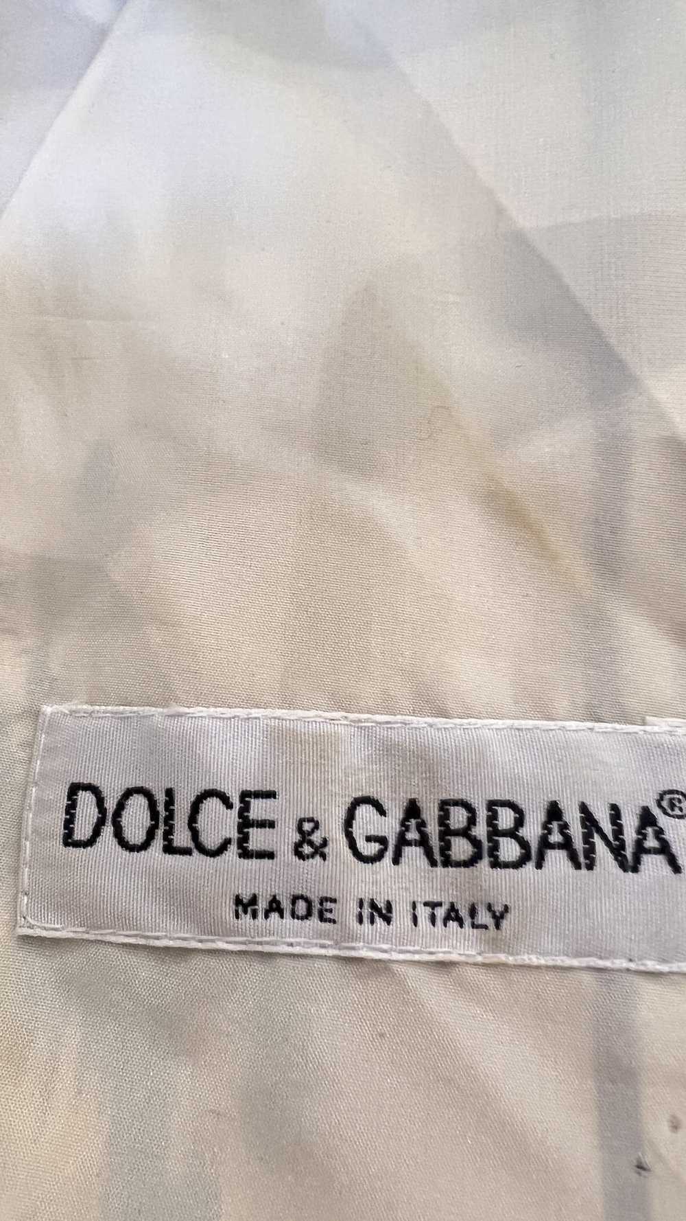 Dolce & Gabbana Dolce & Gabbana Blue Printed Silk… - image 5