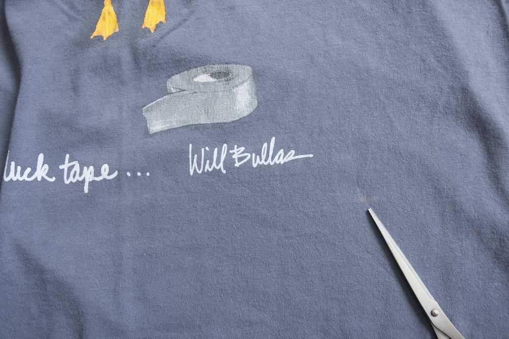 Anvil × Art × Vintage Will Bullas T Shirt Duck Ta… - image 4