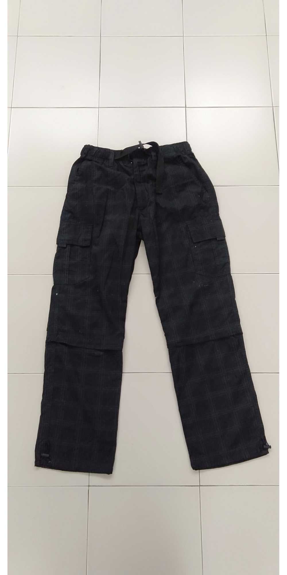 Japanese Brand Checkered Multipocket Cargo Pants - image 2