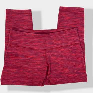 LULULEMON Wunder Under Crop (Hi-Rise) Space Dye Twist Sapphire