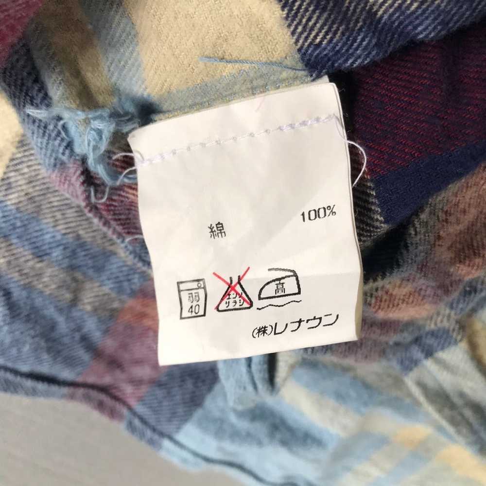 Flannel × Japanese Brand Flannel shirt - image 9