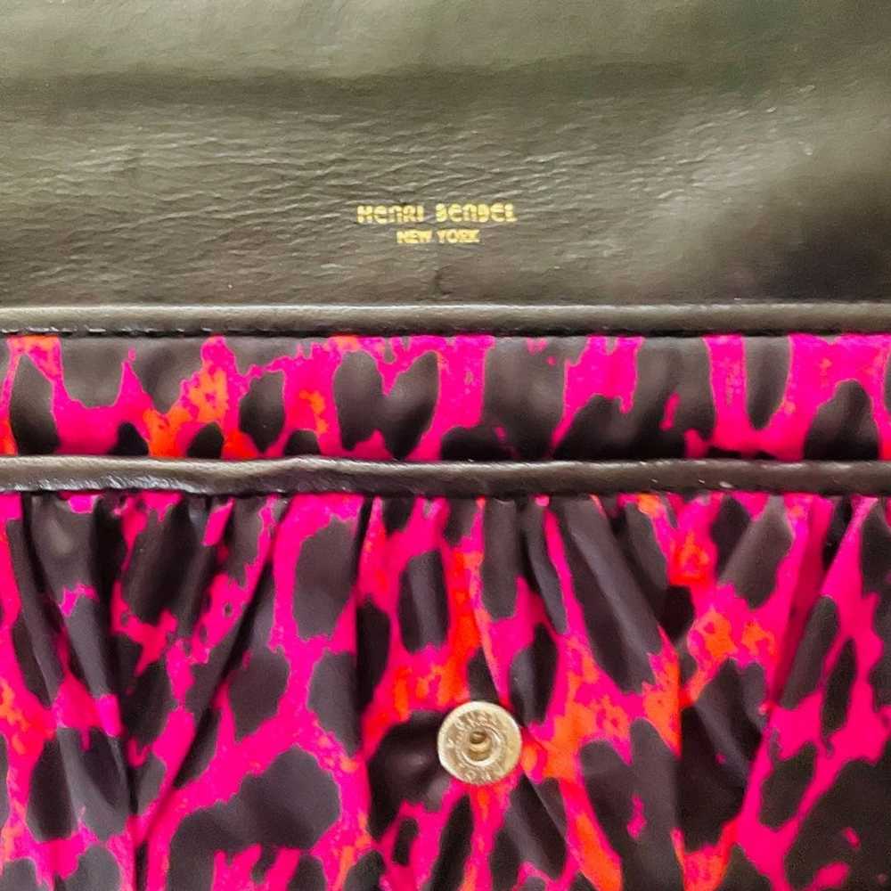 Henri Bendel Henri Bendel Neon Leopard Print Wall… - image 3