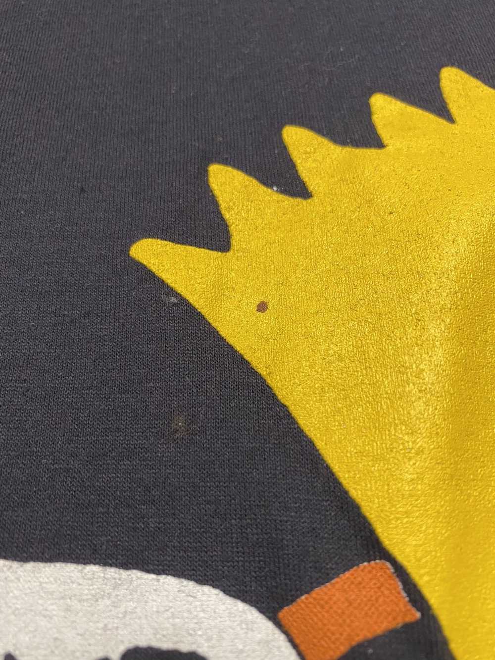 Vintage Lightly used Bart Simpson 90s black tee s… - image 4