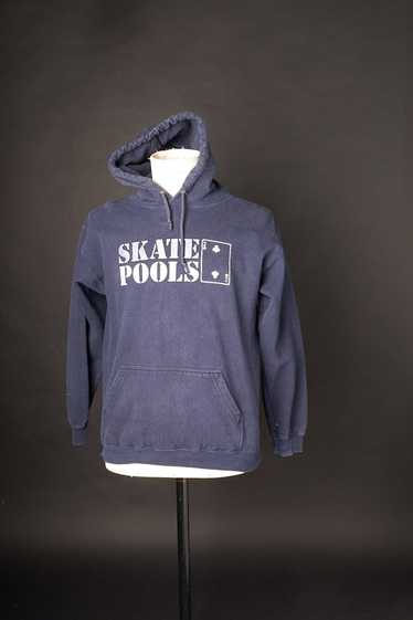 Vintage Vintage Y2K Skate Pools Blue Hoodie