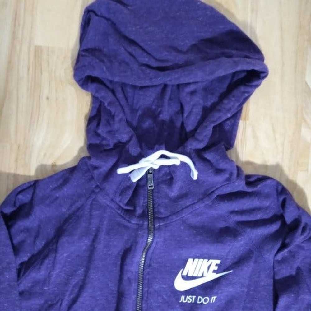 Nike × Streetwear × Vintage Nike Logo Zipper Ligh… - image 1