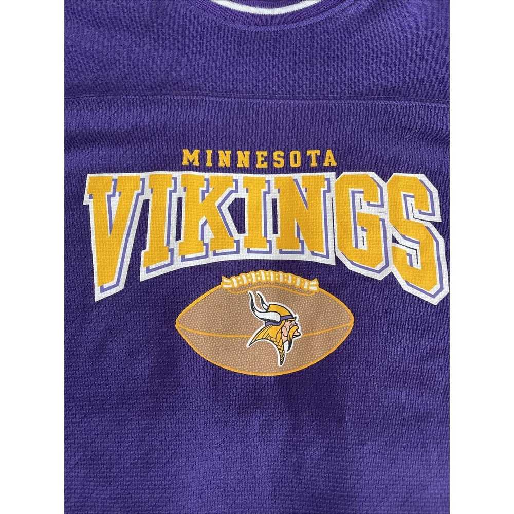 NFL Vtg Youth Minnesota Vikings NFL Football Tshi… - image 3