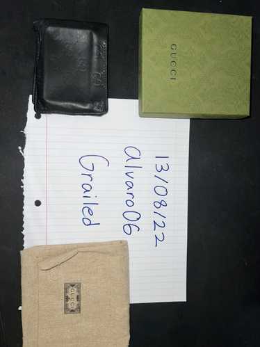 Gucci Guccissima Bi-Fold Wallet Black