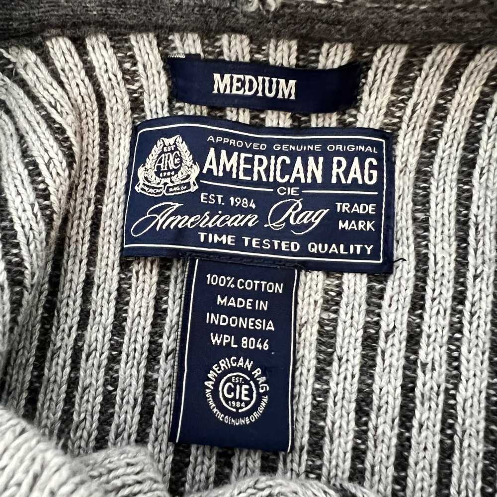 American Rag American Rag Gray Mens 3 button hood… - image 7