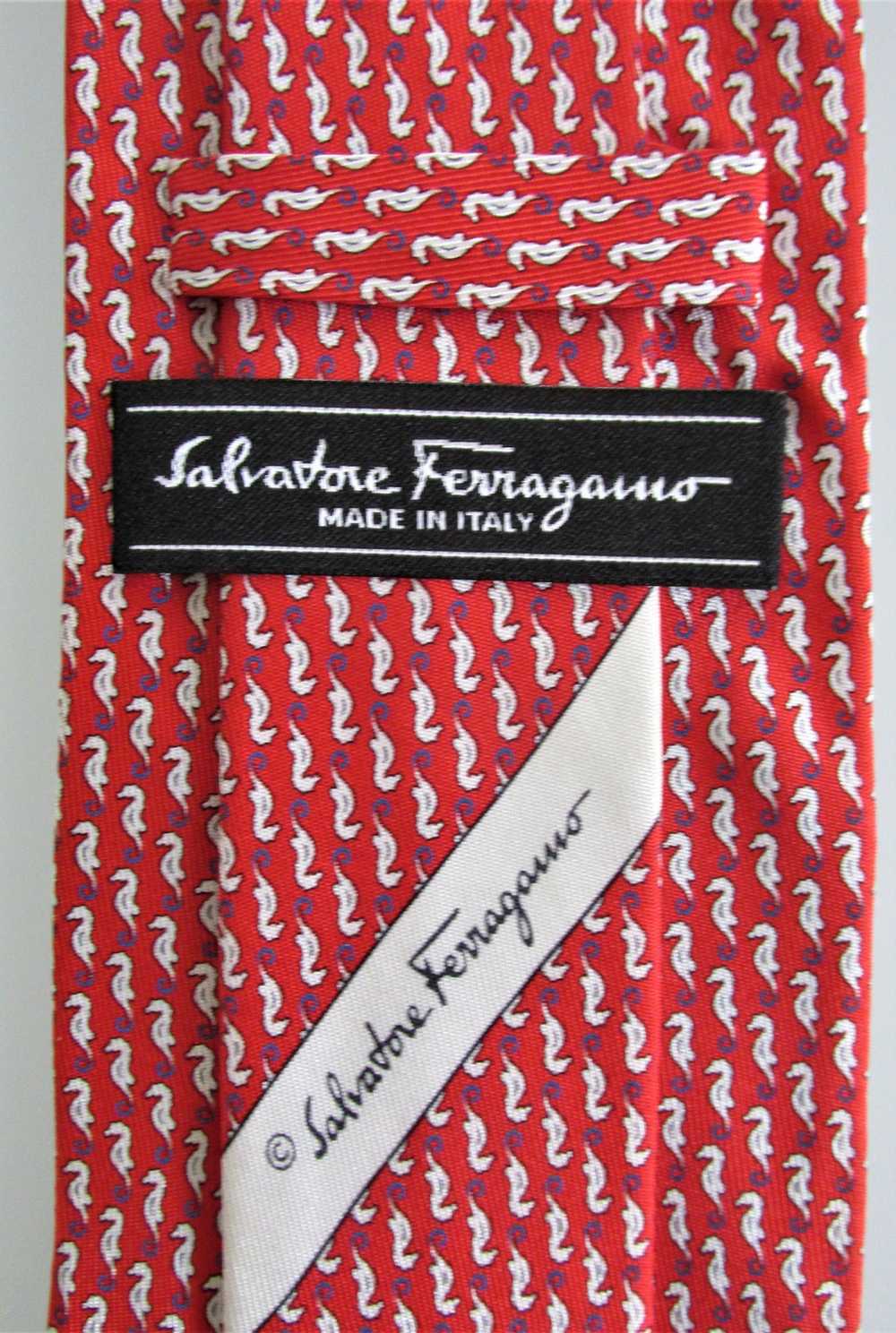 Salvatore Ferragamo Ferragamo Men's Silk Tie - image 3