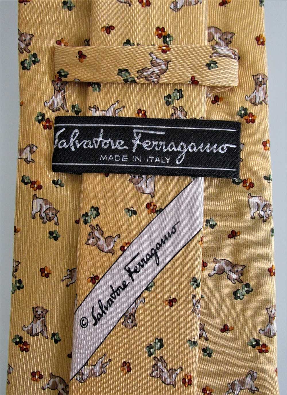 Salvatore Ferragamo Ferragamo Men's Silk Tie - image 3