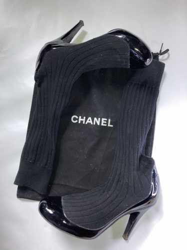 Chanel Black Chanel sock heels