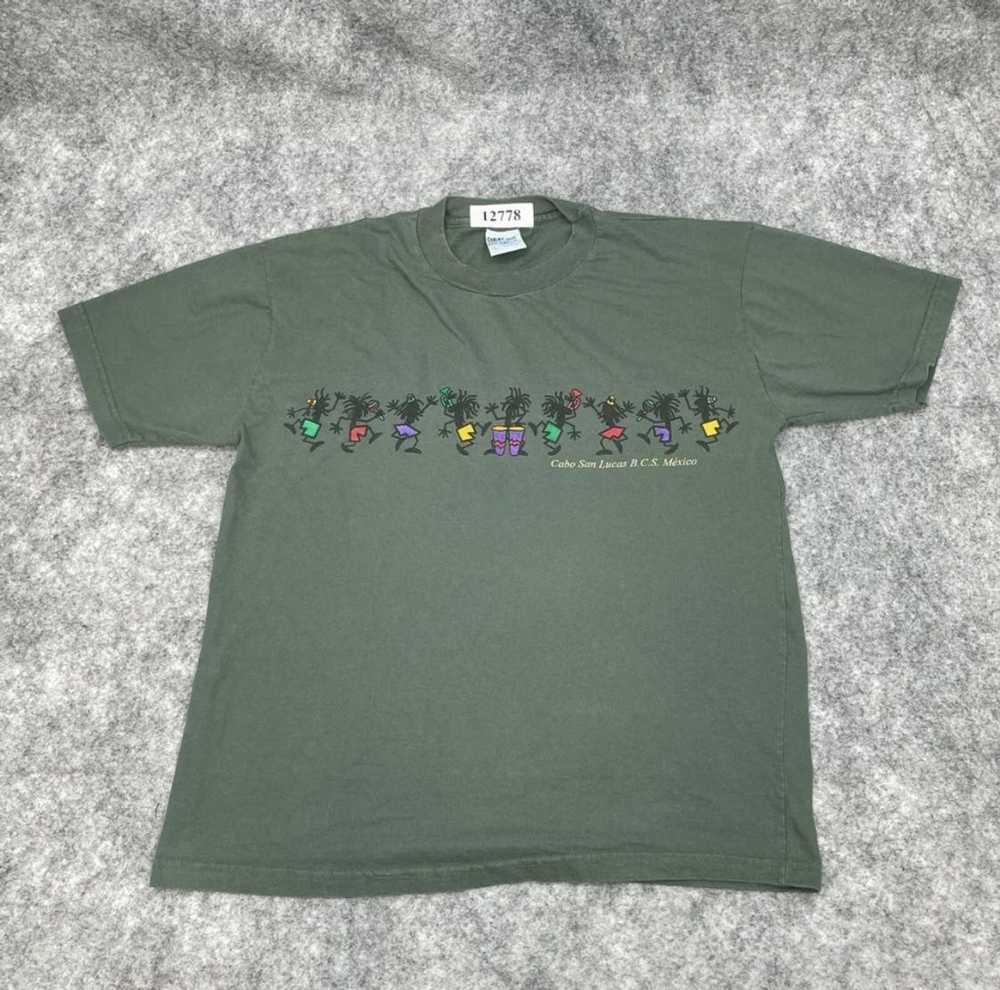 Caribbean Vintage Green Caribe T Shirt - image 1