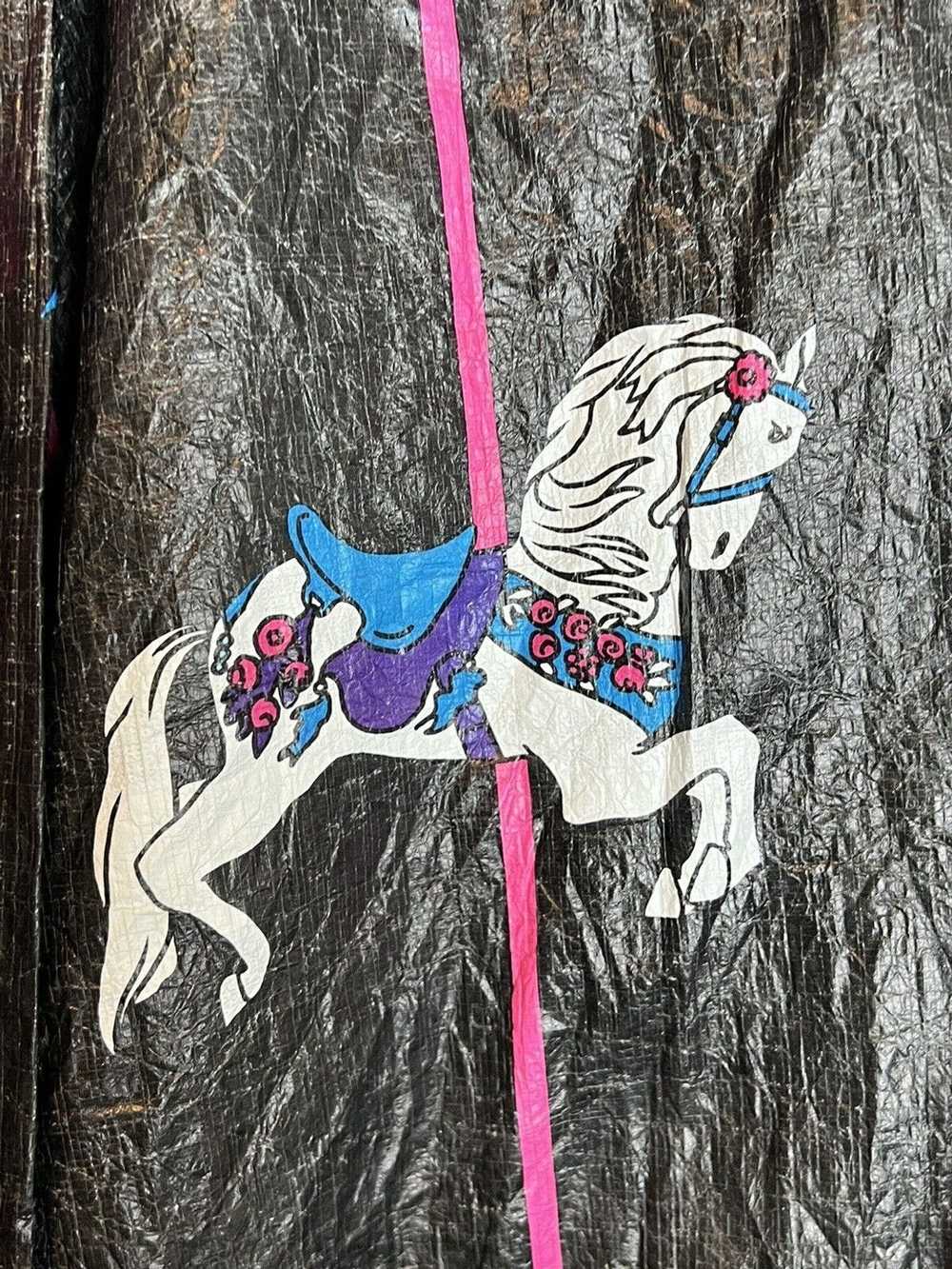 Other Tyvek Graphic Jackets Horse Carousel Black … - image 4