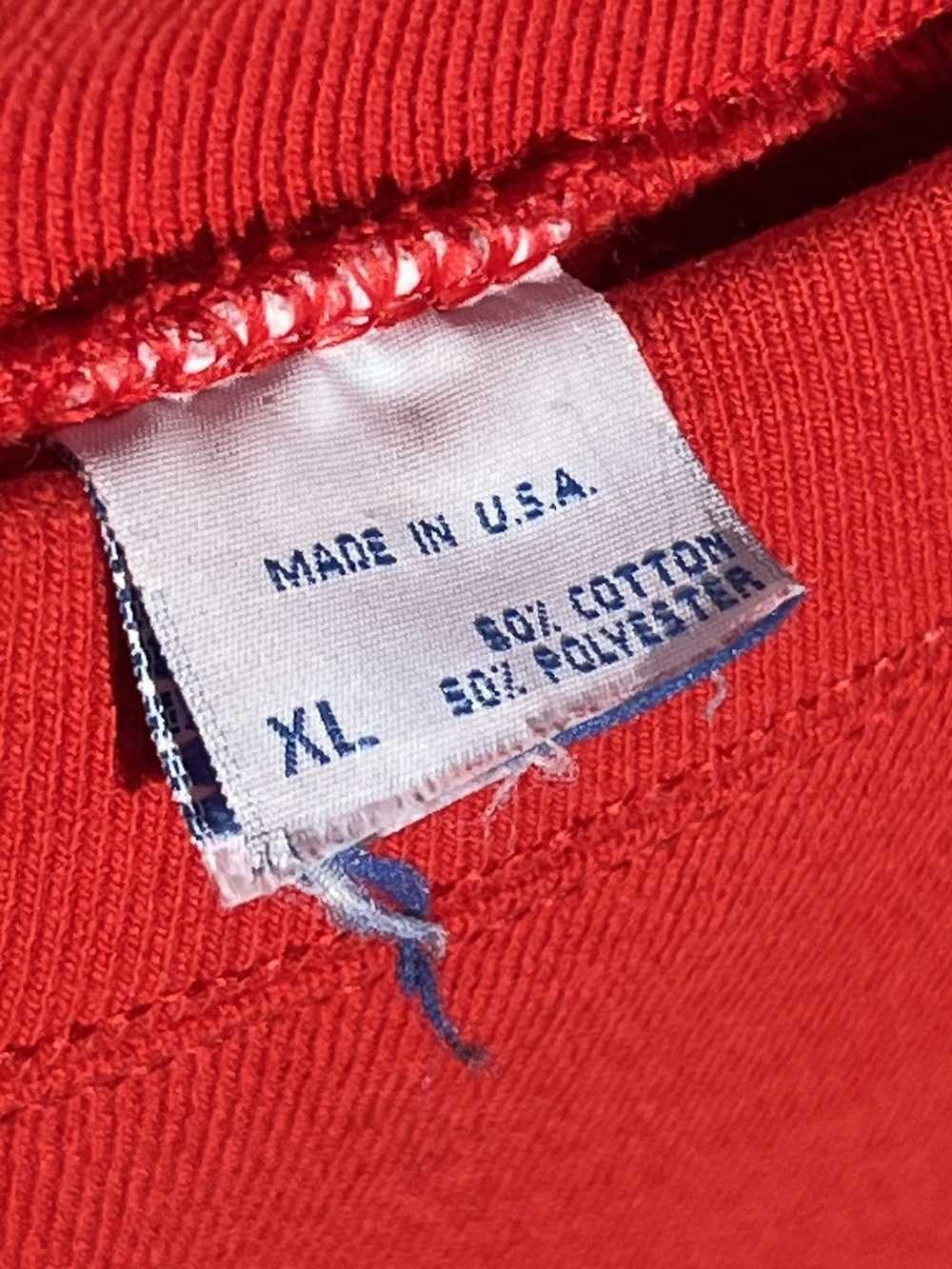 Made In Usa × Vintage Vintage Made In USA Red Swe… - image 4