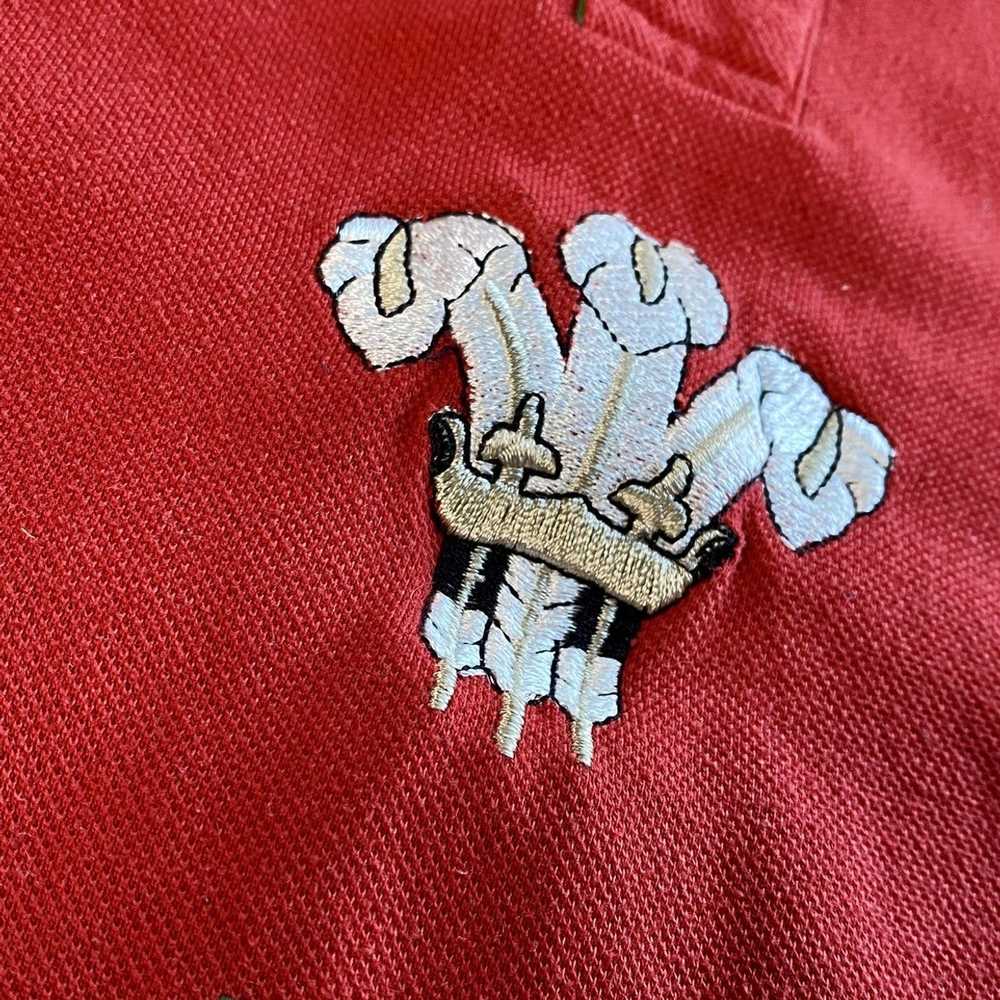 Sportswear × Vintage Vintage Wales Rugby Polo Shi… - image 5