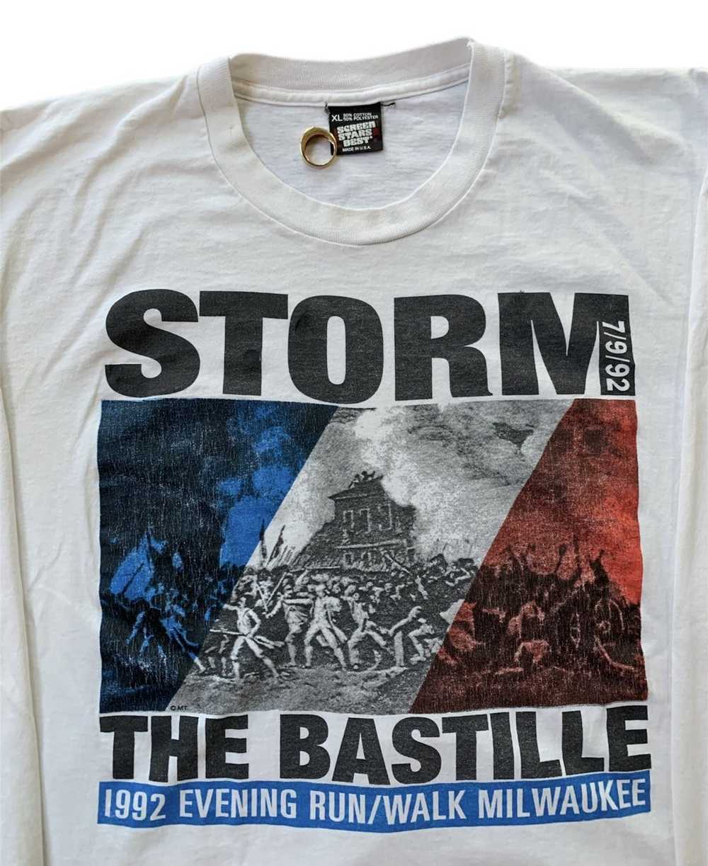 Screen Stars × Vintage Vintage 1992 Bastille Day … - image 2