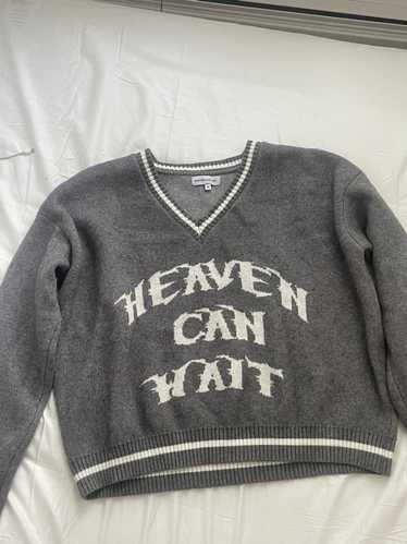 Streetwear HEAVAN CAN WAIT CROPPED SWEATER