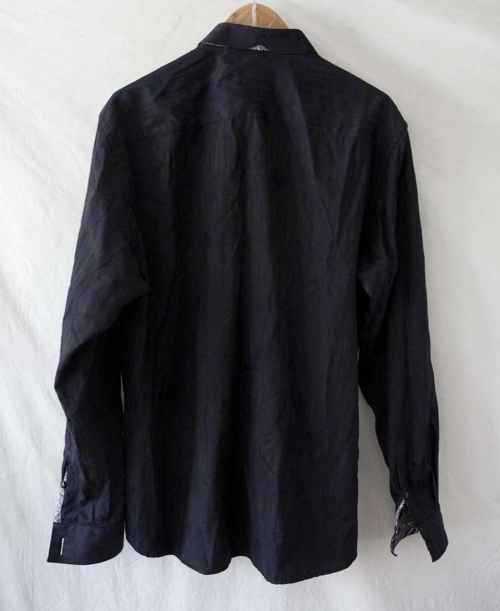 Au Noir Au Noir Shirt Dark Purple Size 6/ XXL - image 8