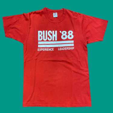 Jerzees Vintage George Bush 1988 Campaign T-Shirt… - image 1