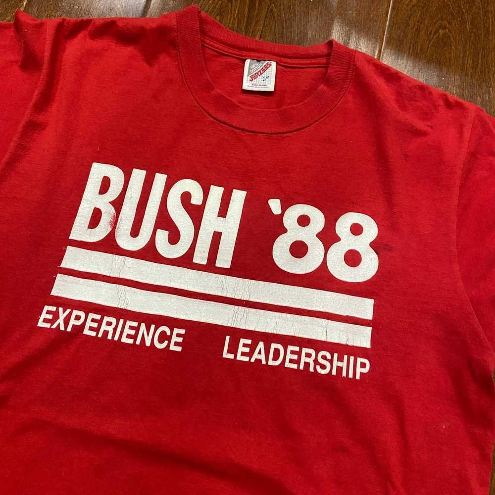 Jerzees Vintage George Bush 1988 Campaign T-Shirt… - image 3