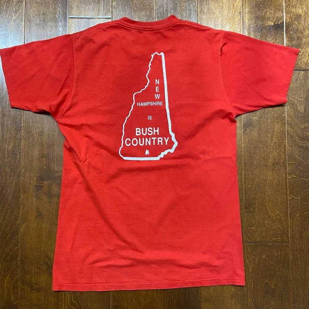 Jerzees Vintage George Bush 1988 Campaign T-Shirt… - image 4
