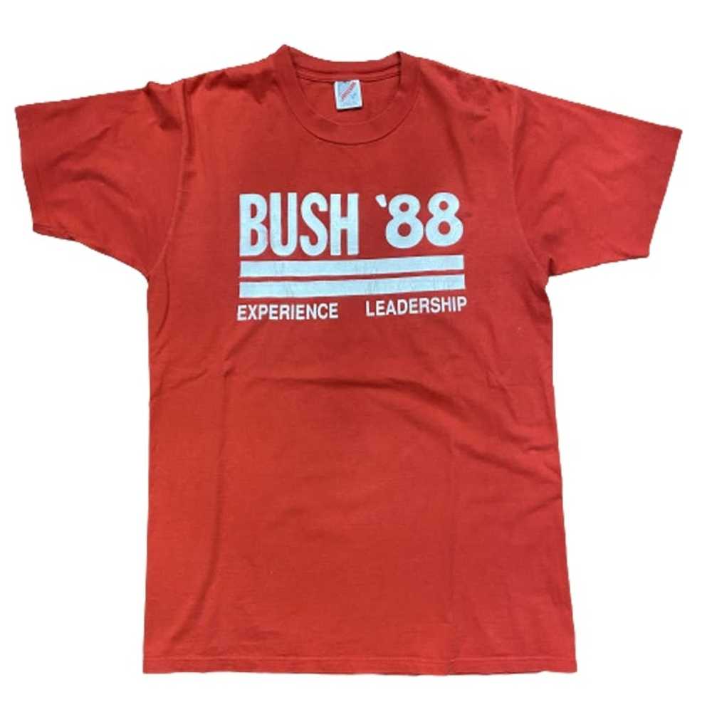 Jerzees Vintage George Bush 1988 Campaign T-Shirt… - image 9
