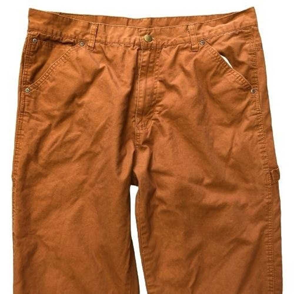 Vintage Golden Elephant WorkWear Brown Pants - Si… - image 2