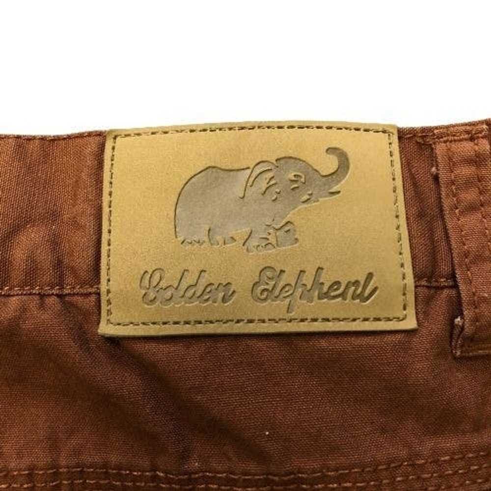 Vintage Golden Elephant WorkWear Brown Pants - Si… - image 7