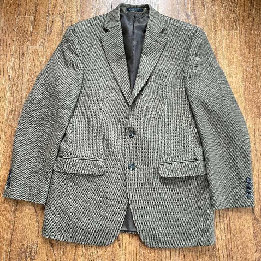 Chaps CHAPS Blazer Gray Tweed Sports Coat Wool 2-… - image 2