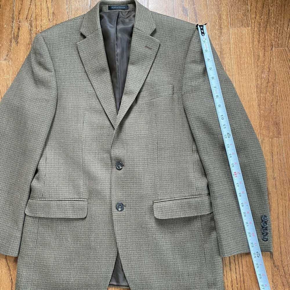 Chaps CHAPS Blazer Gray Tweed Sports Coat Wool 2-… - image 3