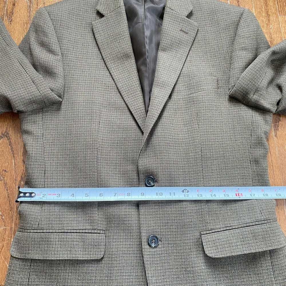 Chaps CHAPS Blazer Gray Tweed Sports Coat Wool 2-… - image 5