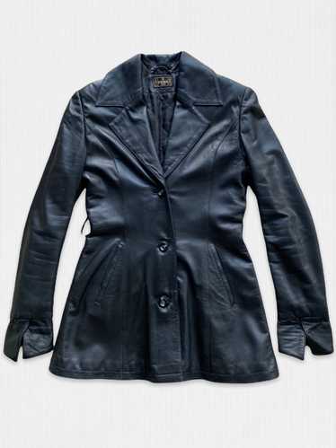 Fendi × Vintage Fendi Vintage W Leather Coat Jacke