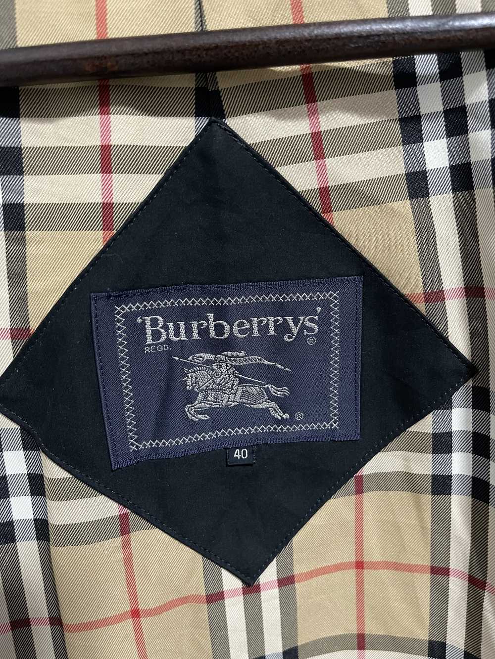 Burberry × Vintage Burberry Nova Check Long Jacket - image 8