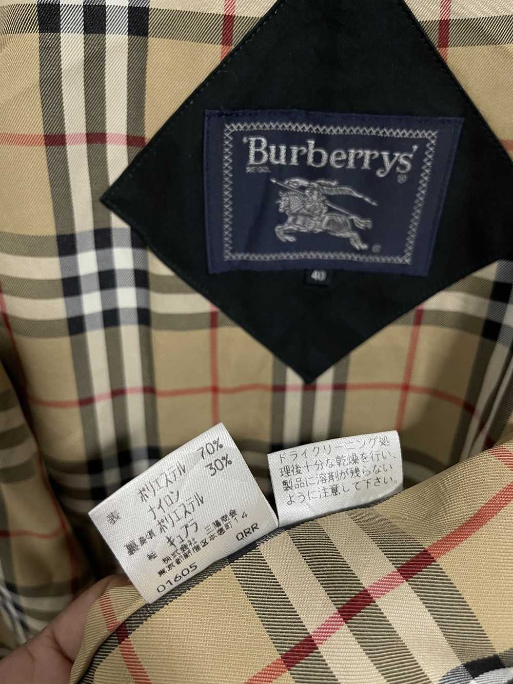 Burberry × Vintage Burberry Nova Check Long Jacket - image 9