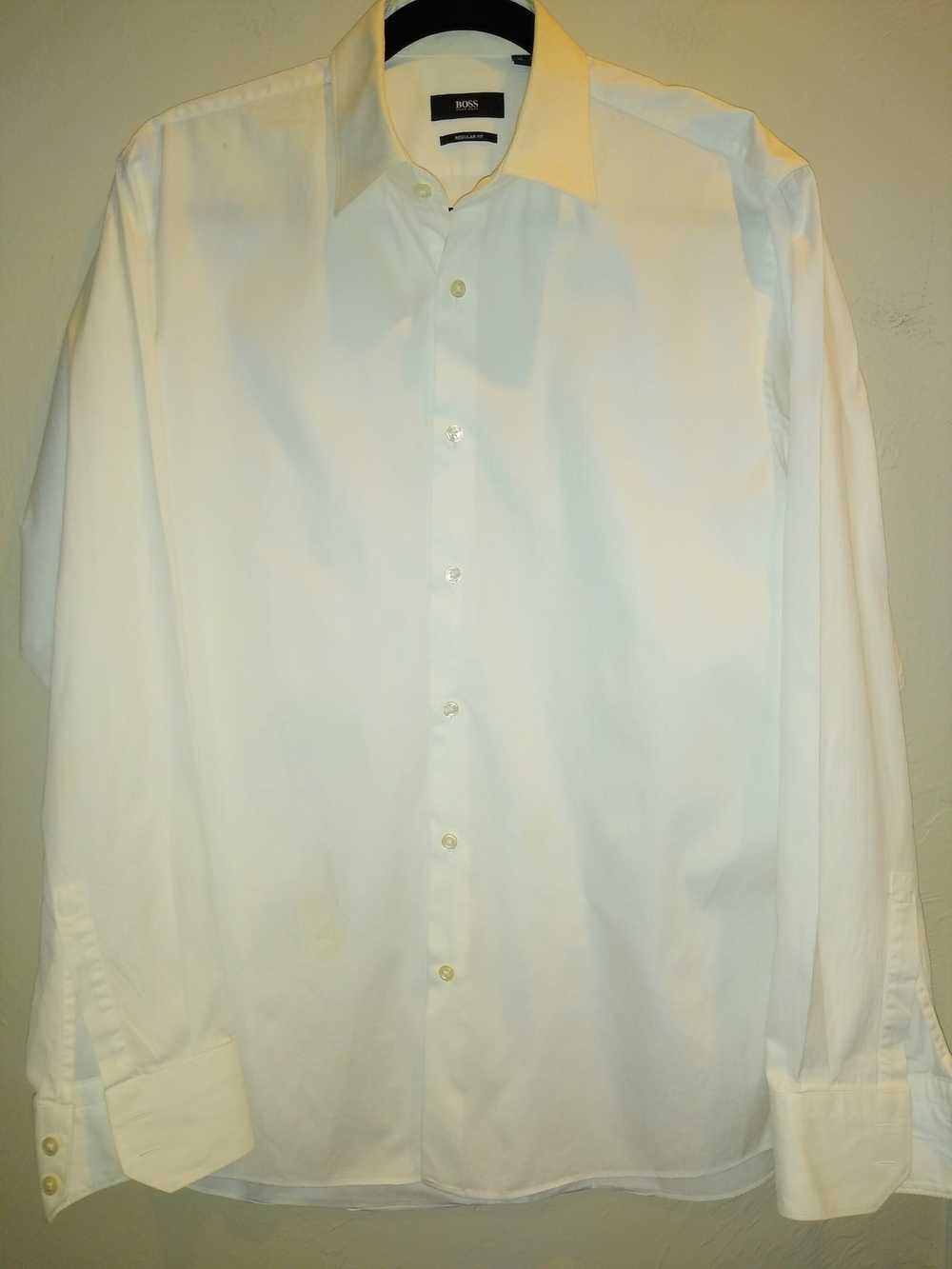 Hugo Boss 100% Cotton Long Sleeve Dress Shirt - image 1