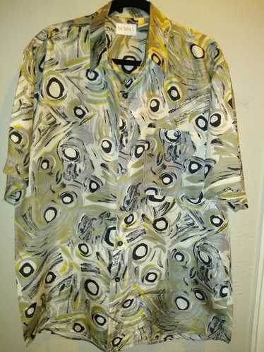 Other Summa 100% Silk Abstract Short Sleeve Shirt