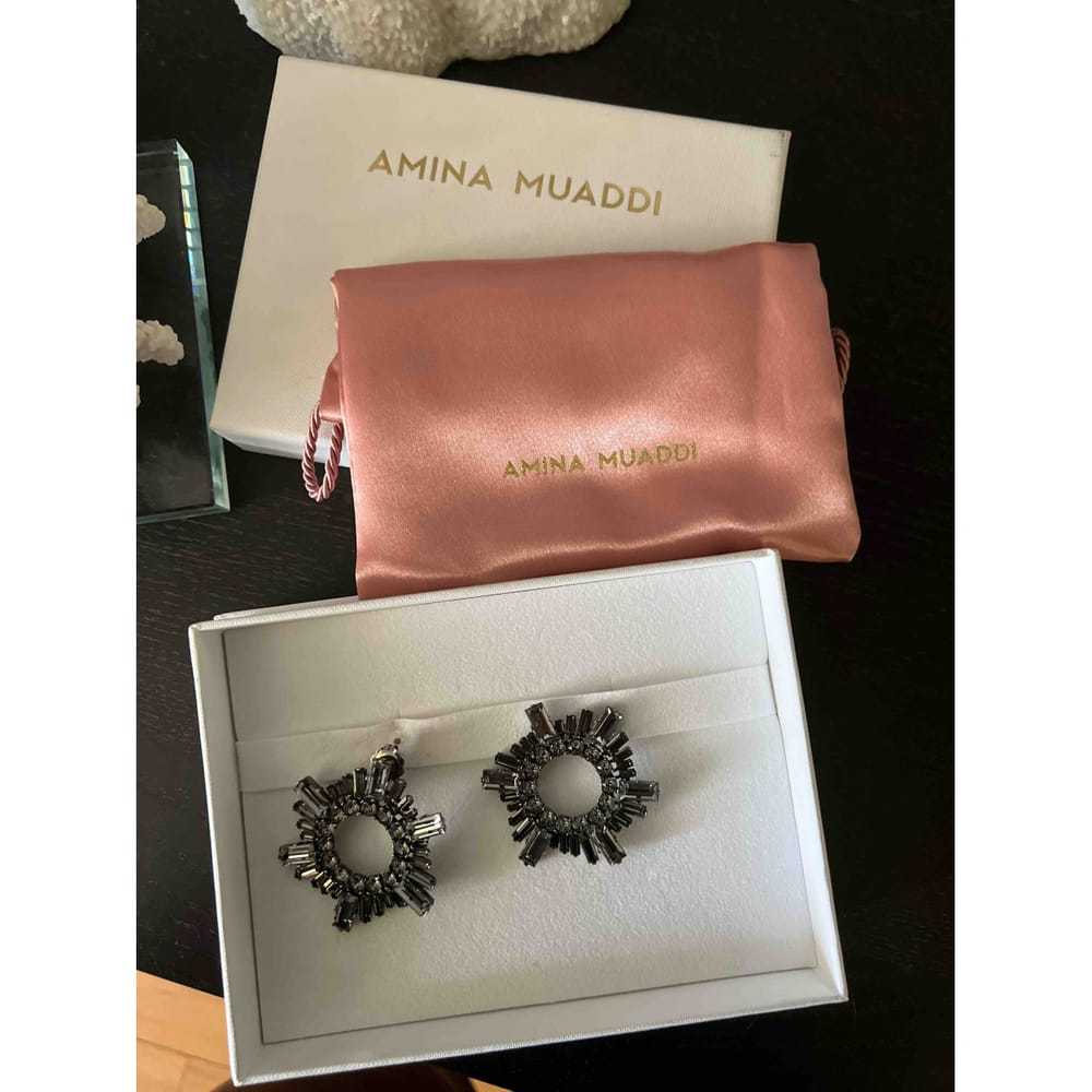 Amina Muaddi Crystal earrings - image 4