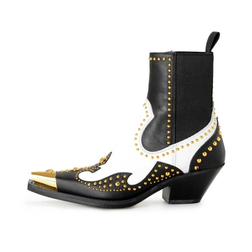 Versace Leather ankle boots - image 2