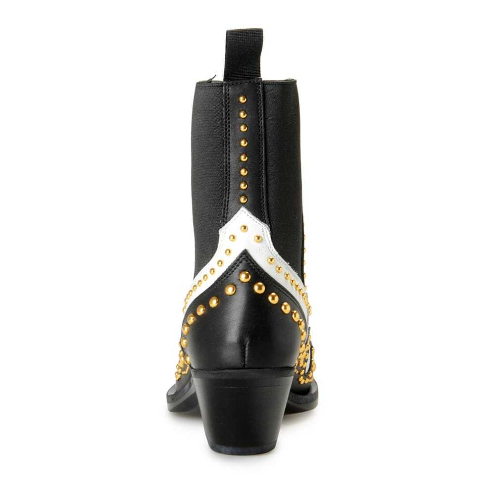 Versace Leather ankle boots - image 3