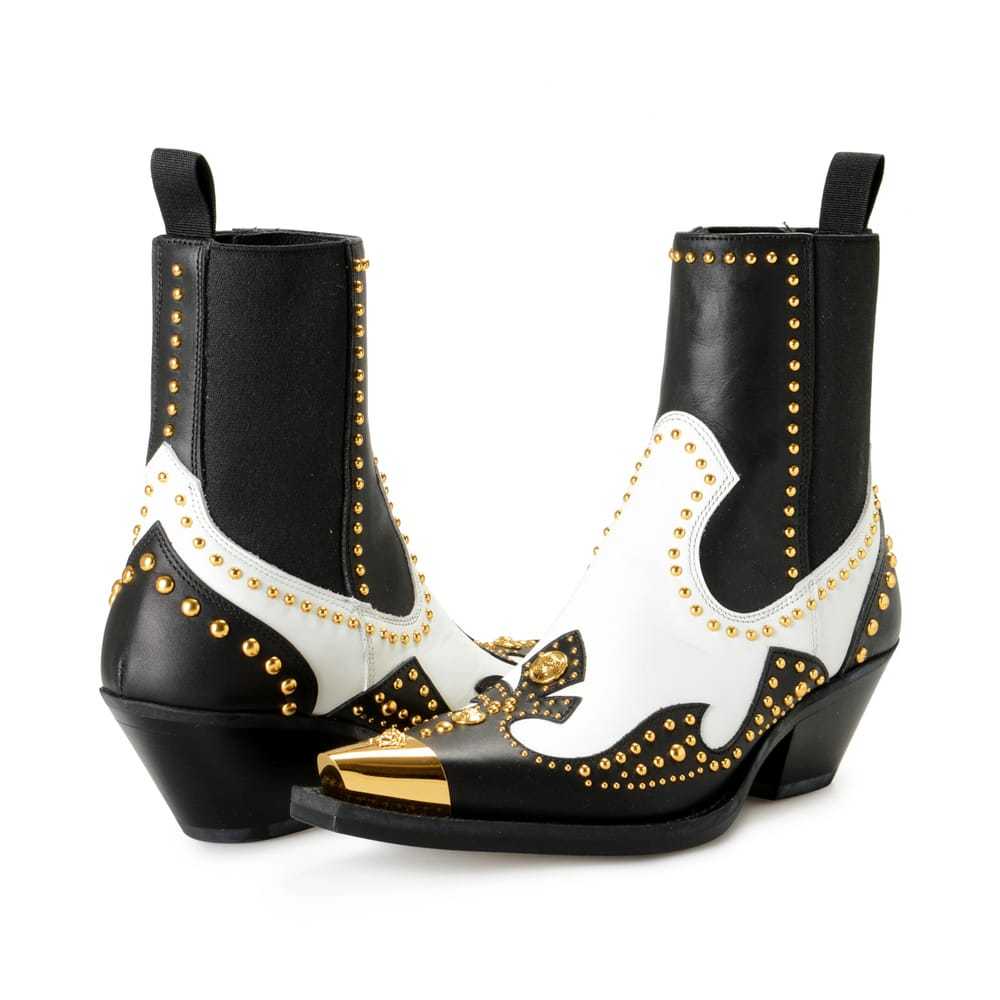 Versace Leather ankle boots - image 8