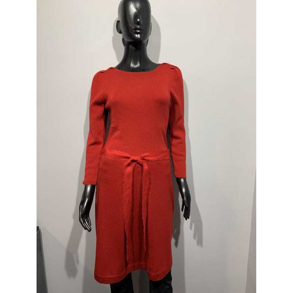 Carolina Herrera Wool mid-length dress - image 5