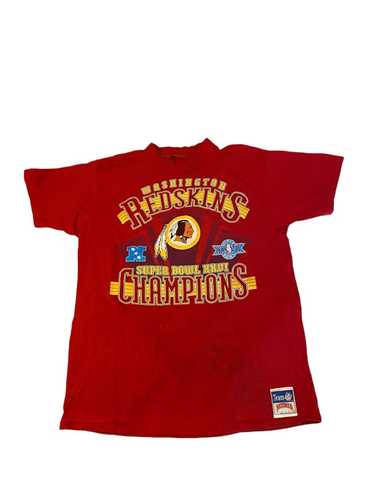 Vintage Washington Redskins T Shirt Super Bowl XXII Champions Logo 7 XL  1987